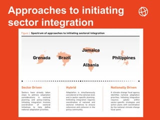 Approaches to initiating
sector integration
 
