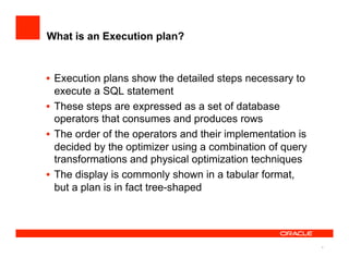 Presentation interpreting execution plans for sql statements | PDF