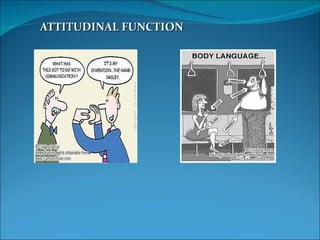 ATTITUDINAL FUNCTION
 