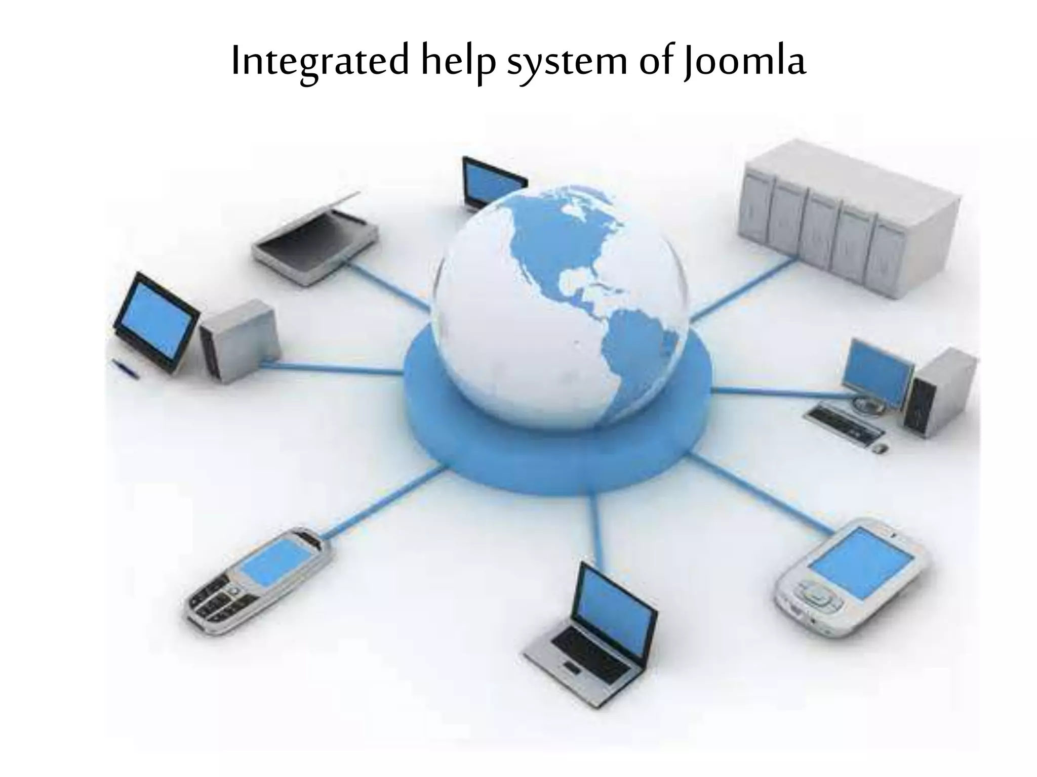 Integrated helpsystem of Joomla
 