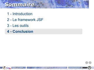 2.4 - managed Bean Classe java qui contenant la logique de présentation connectée au métier. Scope : Application 