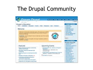 The Drupal Community
 