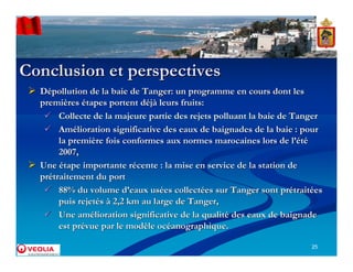 Conclusion et perspectives
  Dépollution de la baie de Tanger: un programme en cours dont les
  premières étapes portent d...