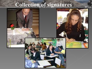 Collection of signatures 