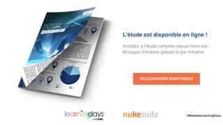 |
L’étude est disponible en ligne !
Accédez à l’étude complète depuis notre site :
60 pages d’analyse globale et par industrie.
#WebediaLearningDays
TÉLÉCHARGER MAINTENANT
 