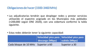 Presentation licitacio-n-del-espectro(1)