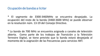 Presentation licitacio-n-del-espectro(1)