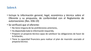 Presentation licitacio-n-del-espectro(1)