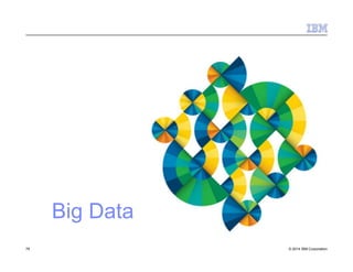 Big Data
79 © 2014 IBM Corporation
 