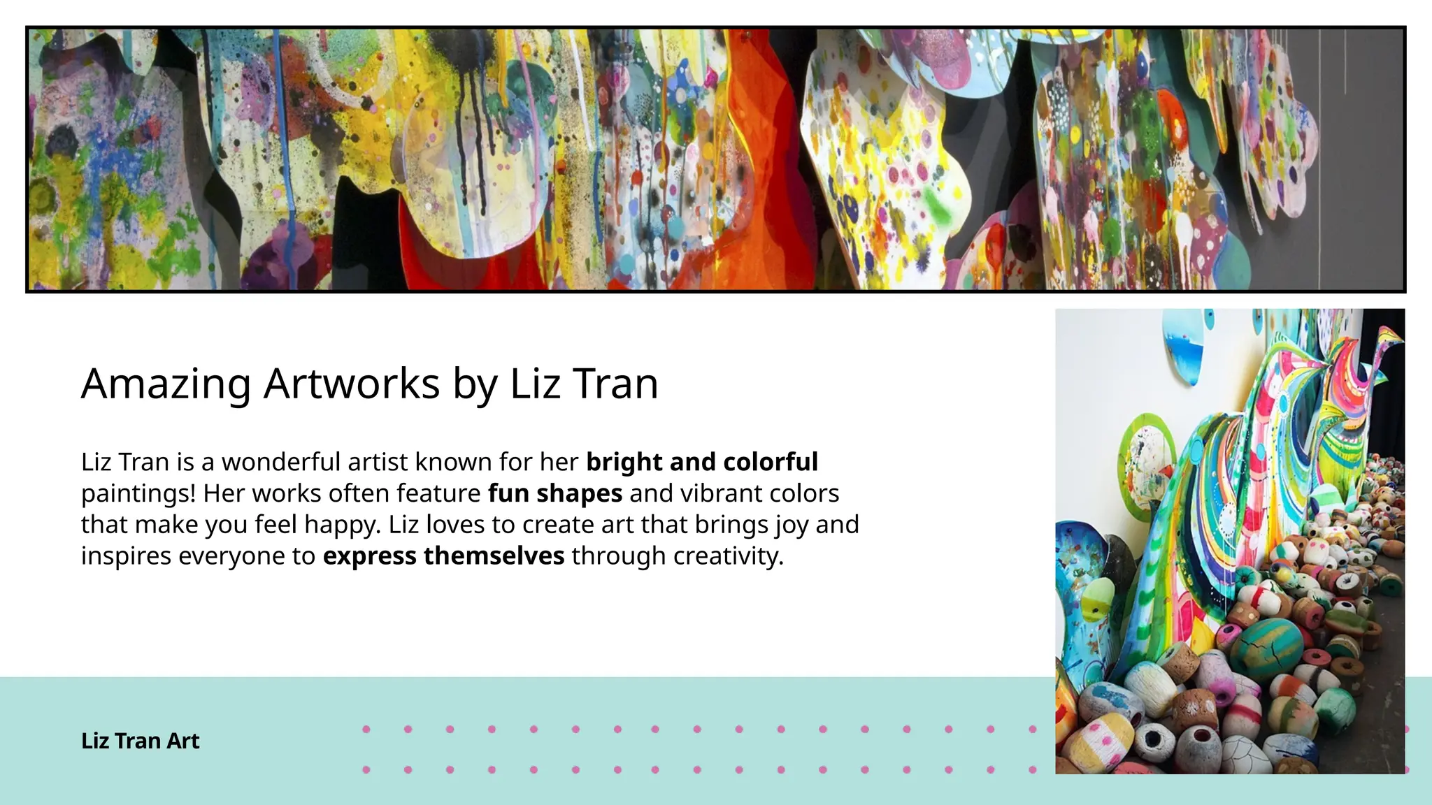Presentation Liz Tran Colorful Artist pptx Presentation liz tran colorful artist pptx