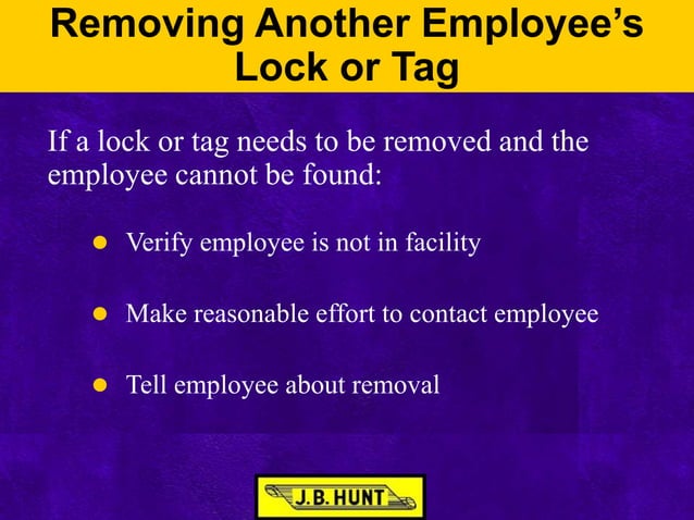 Power Point Presentation - Lockout - Tagout | PPT | Business | Business ...