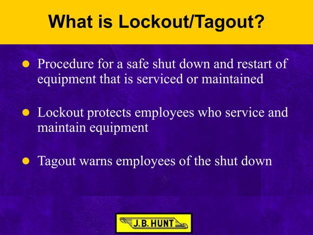 Power Point Presentation - Lockout - Tagout | PPT | Business | Business ...