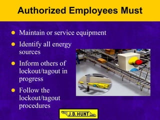 Power Point Presentation - Lockout - Tagout | PPT