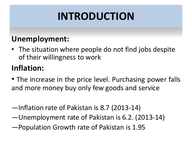 speech on unemployment in pakistan