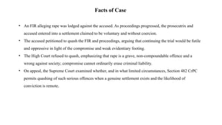 Prosecutrix Presentation - Madhukar v. State of Maharashtra.vnd.openxmlformats ...