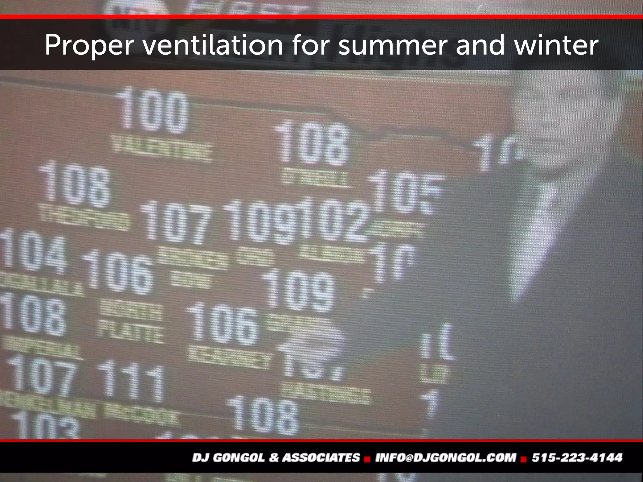 Overheating...and freezing
 