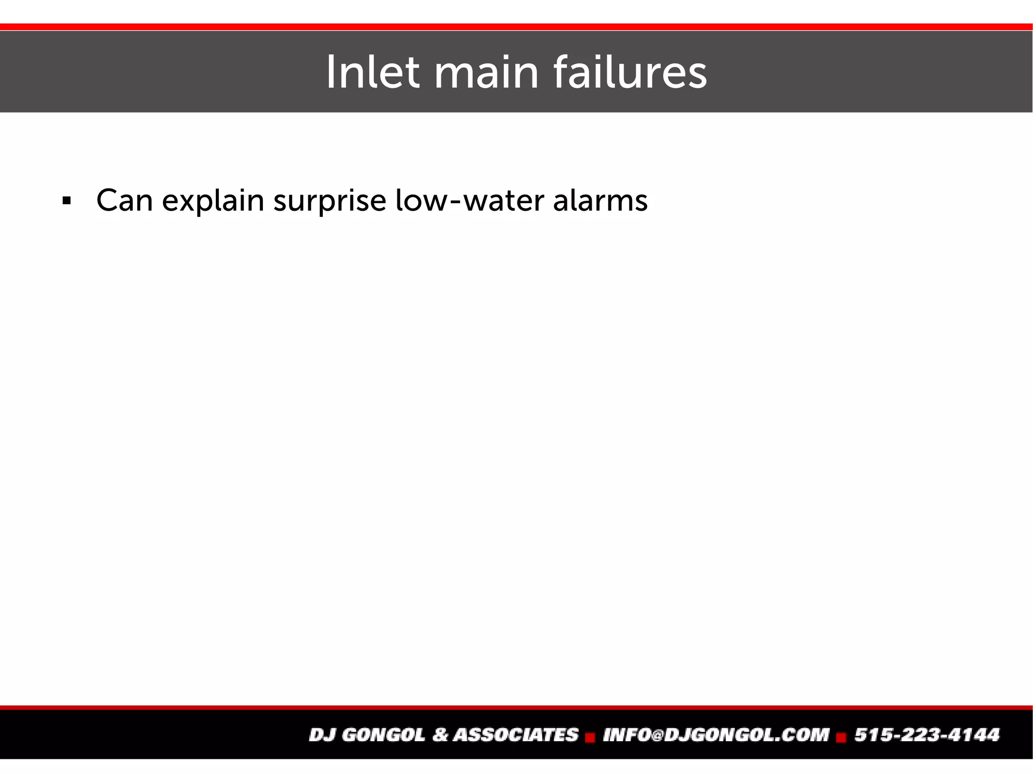 Air leads to irregular shaft loads
 