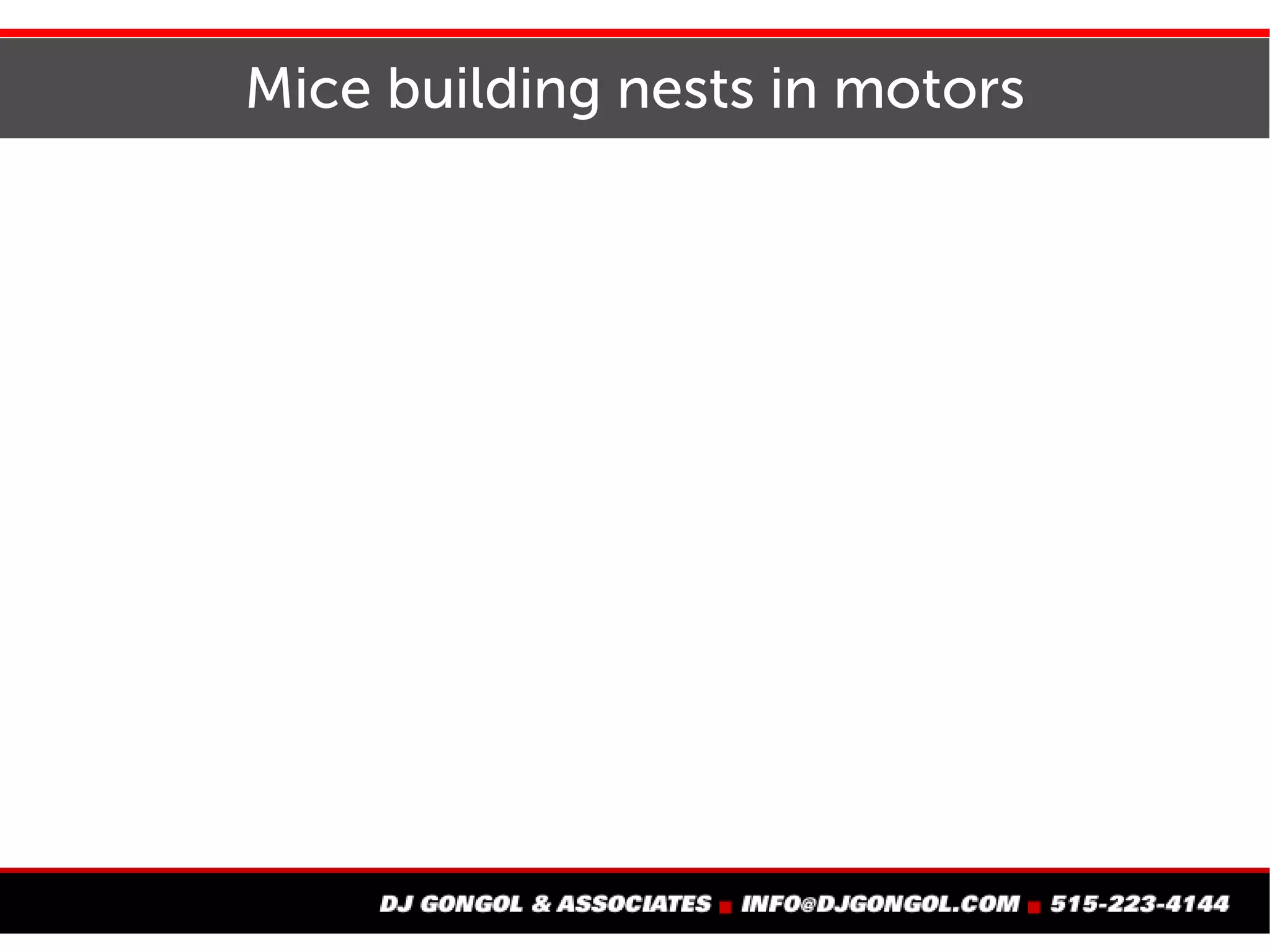 Excessive starts per hour
 