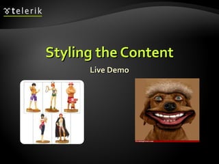 Styling the Content Live Demo 