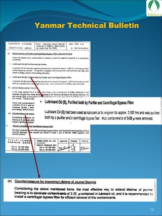 Yanmar Technical Bulletin 