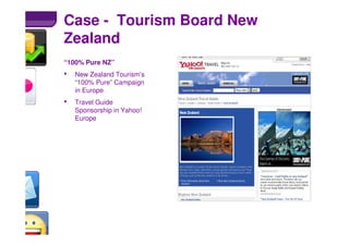 Case - AU Tourism Board
“Great Aussie Holidays”
•Contents Integration campaign:
AU Tourism Board Tailor-made
page sit unde...