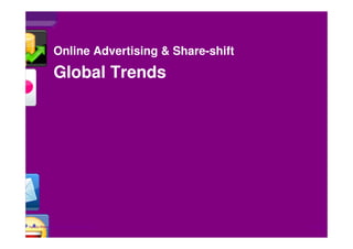 Online Advertising & Share-shift
Global Trends
10/25/2010Yahoo! Presentation Template, Confidential
 