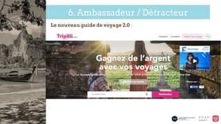 6. Ambassadeur / Détracteur
Le nouveau guide de voyage 2.0
 