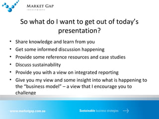 Presentation   may 2014 rmit sustainability and integrated reporting