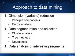 Data Mining Case Study | PPT