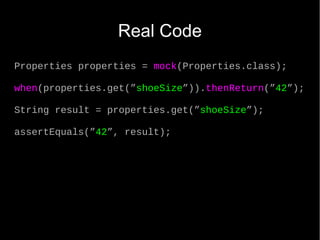 Mock String Using Mockito | ODP