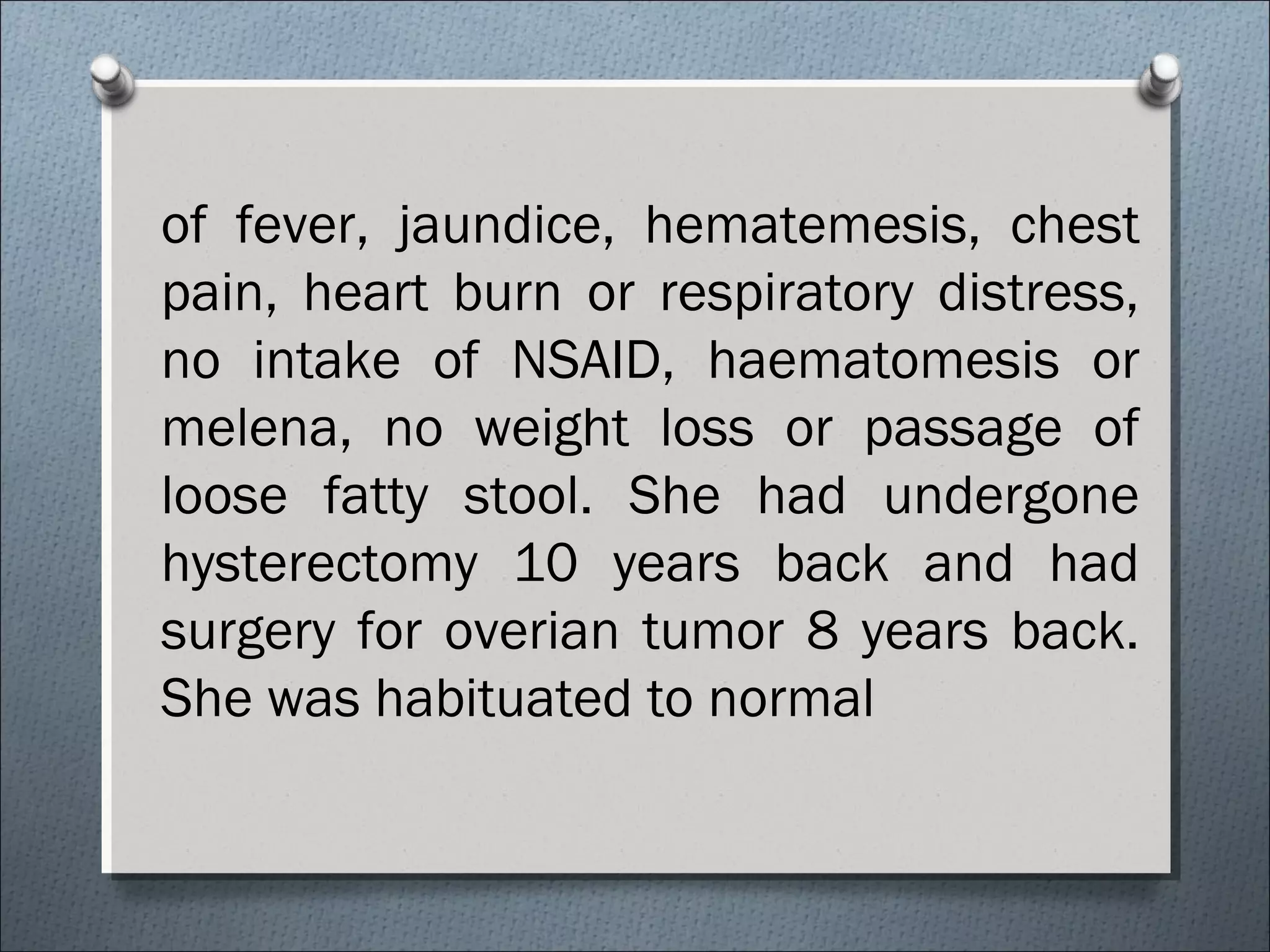 Case presentation: Chronic pancreatitis | PPT