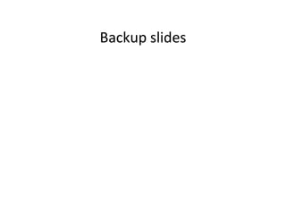 Backup slides

 