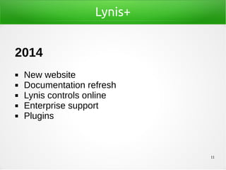 Lynis - Hardening and auditing for Linux, Mac and Unix - NLUUG May 2014