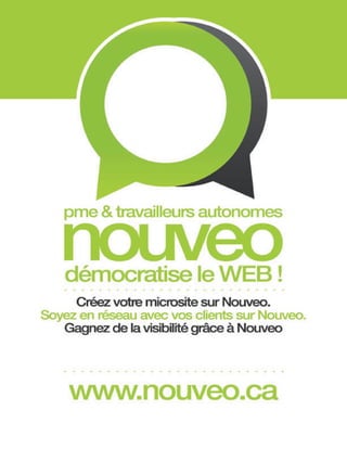 Présentation de Nouveo.ca