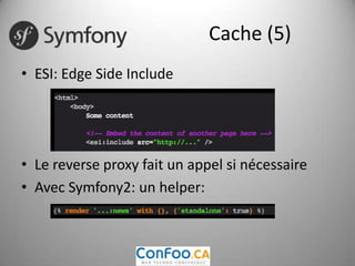 Framework moderne, flexible, puissantdynamise la communauté PHPDoctine 2Symfony ComponentDependency InjectionTwigMonologSilex (à la Sinatra ou nodejs…)http://groups.google.com/group/php-standards/web/psr-0-final-proposalDocumentation: bonne, mais manque un jobeetStabilité: en pre-releasedepuis quelques temps…(j’ai omis le Formframework pour une raison…)(les dernières nouvelles…)En résumé