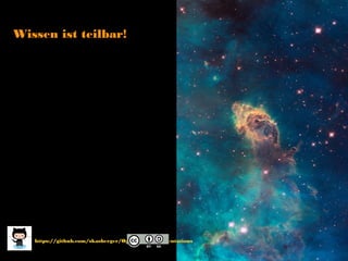 https://github.com/skasberger/
OpenScience-presentations
Wissen ist teilbar!
 