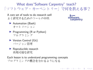 Presentation Oct 18 Tokyo R