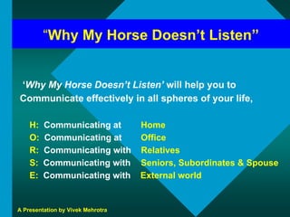 Presentation on Communication