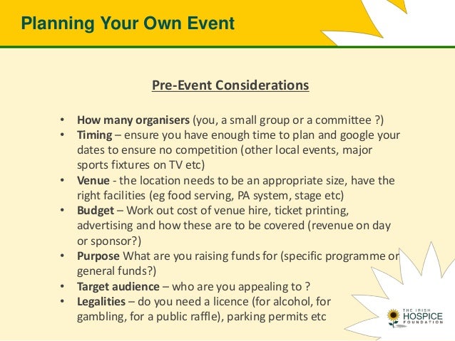 fundraising presentation examples