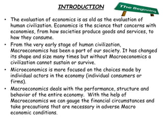 Evolution of Macroeconomics | PPTX