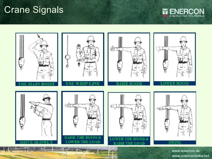 Crane Hand Signals Chart Uk