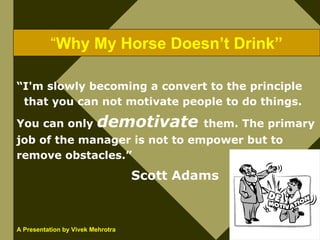 Presentation On Motivation