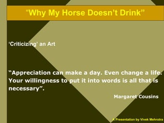 Presentation On Motivation