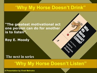 Presentation On Motivation