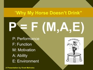 Presentation On Motivation