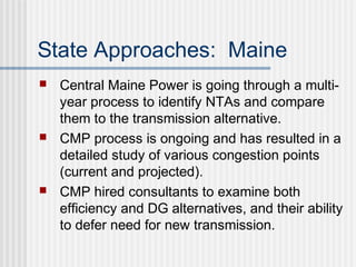 Non-Wires Alternatives to Building Transmission | PPT