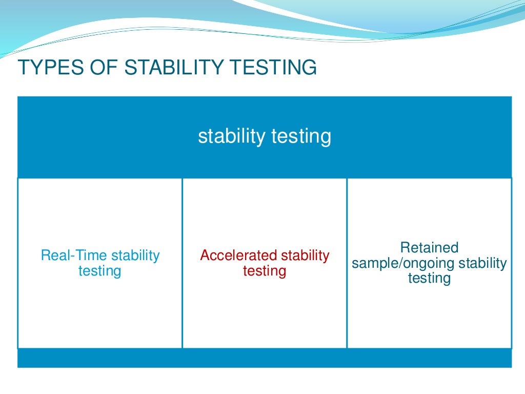 Presentation onstabilitystudy of pharmaceutical product