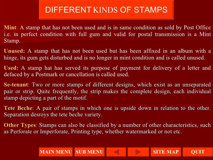 Presentation on Stamp Collecting
