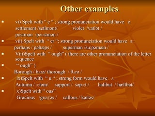Presentation On Weak Syllables | PPT