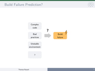 Build Failure Prediction in Continuous Integration Workflows Slide 7